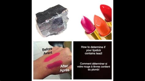 do chanel lipsticks contain lead|lipsticks with lead traces.